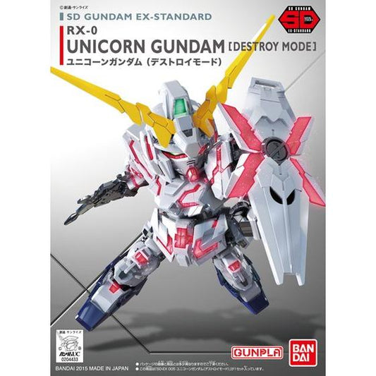 SD Gundam EX-Standard 05 Unicorn Gundam (Destroy Mode)
