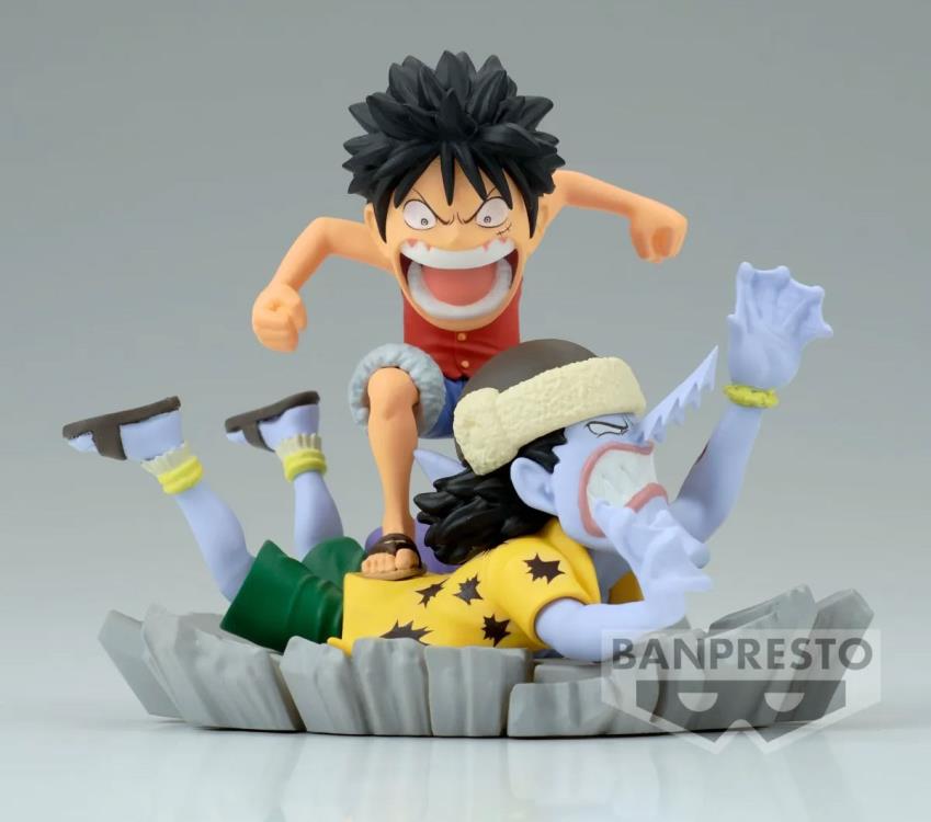 One Piece World Collectable Figure Log Stories Monkey D. Luffy vs Local Sea  Monster