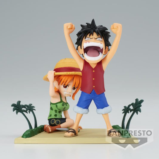 [PRE-ORDER] One Piece World Collectable Figure Log Stories Luffy & Nami