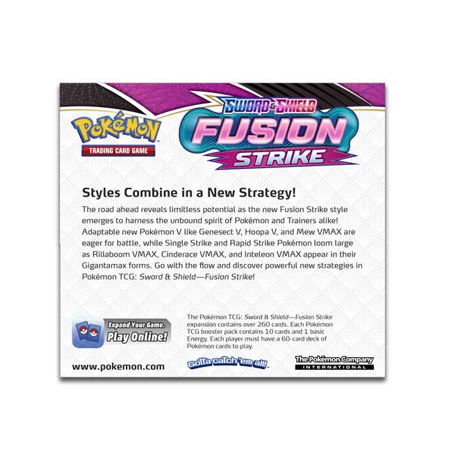 Pokémon TCG: Sword & Shield — Fusion Strike Booster Box