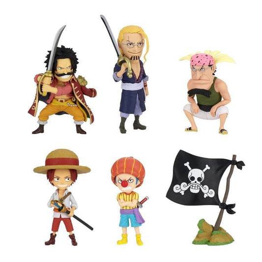 ONE PIECE WORLD COLLECTABLE FIGURE WANO COUNTRY KAISOUHEN VOL.2 SET OF 6 FIGURES.