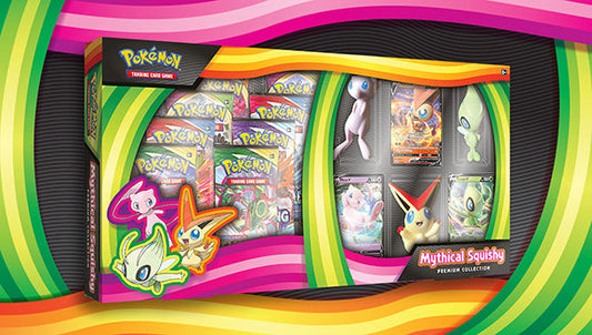 Pokémon TCG: Mythical Squishy Premium Collection.