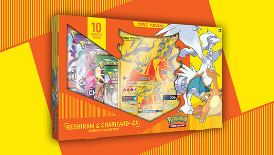 Pokémon TCG: Reshiram & Charizard-GX Premium Collection.