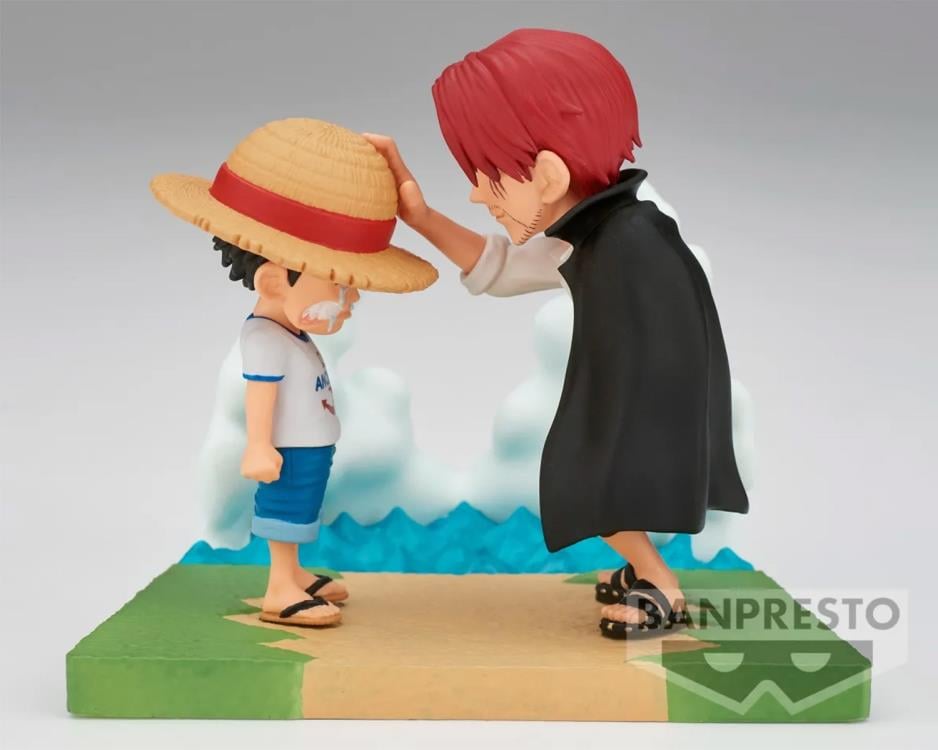 One Piece World Collectible Figure Log Stories - Monkey.D.Luffy & Shanks