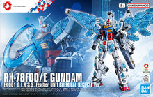 ENTRY GRADE 1/144 RX-78F00/E Gundam (EX-001 G.L.R.S.S. Feather UNIT) CHEMICAL RECYCLE Ver.