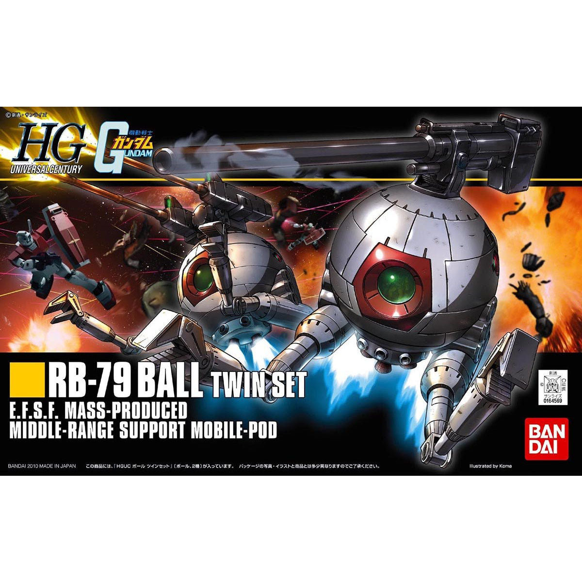 HGUC 1/144 Ball Twin Set