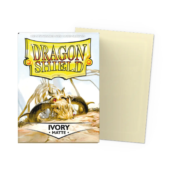Dragon Shield 100 - Standard Deck Protector Sleeves Matte Ivory