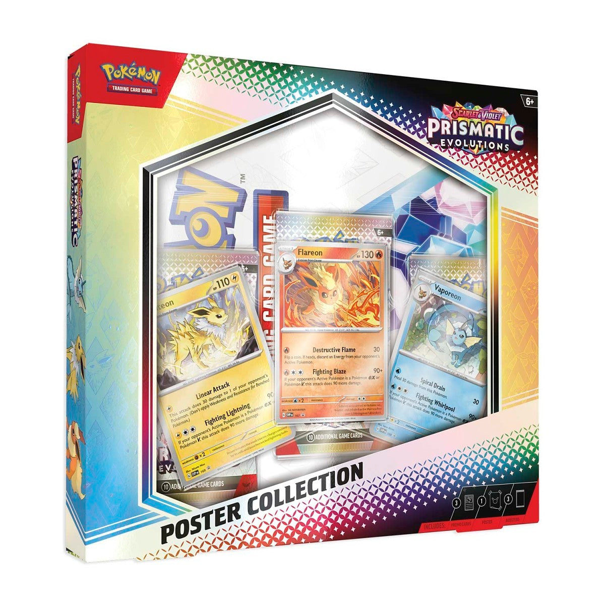 Pokémon TCG: Scarlet & Violet SV08.5 Prismatic Evolutions Poster Collection