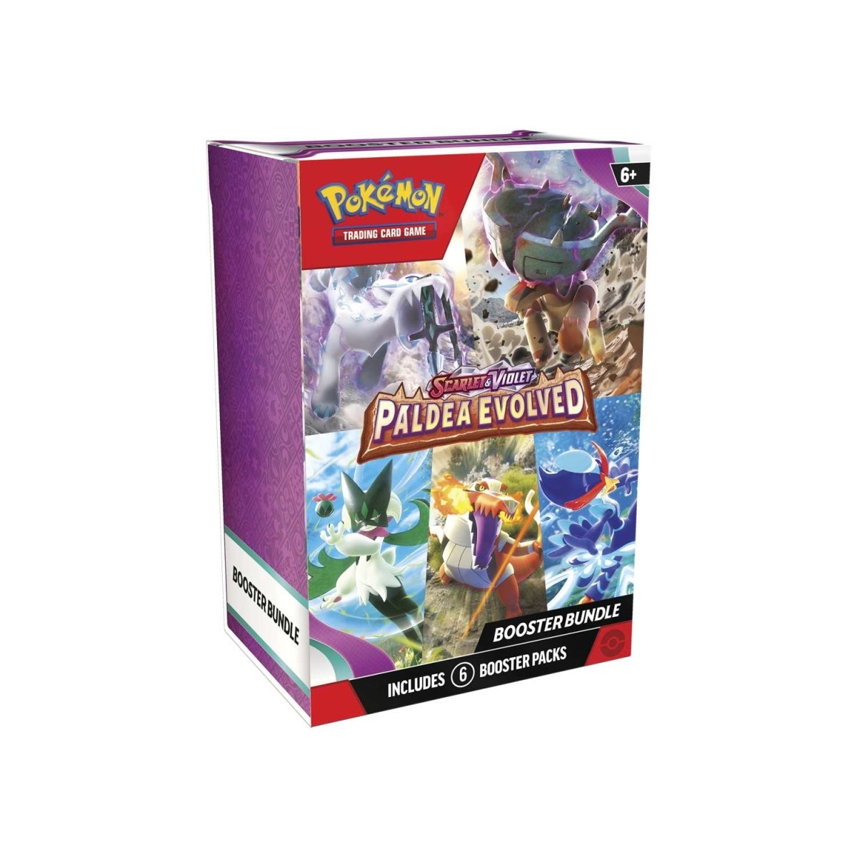 Pokémon TCG: Scarlet & Violet SV02 Paldea Evolved 6 Booster Bundle