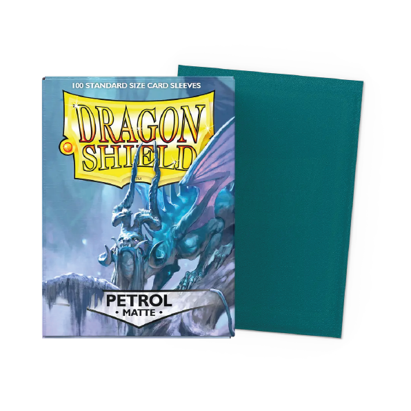 Dragon Shield 100 - Standard Deck Protector Sleeves Matte Petrol