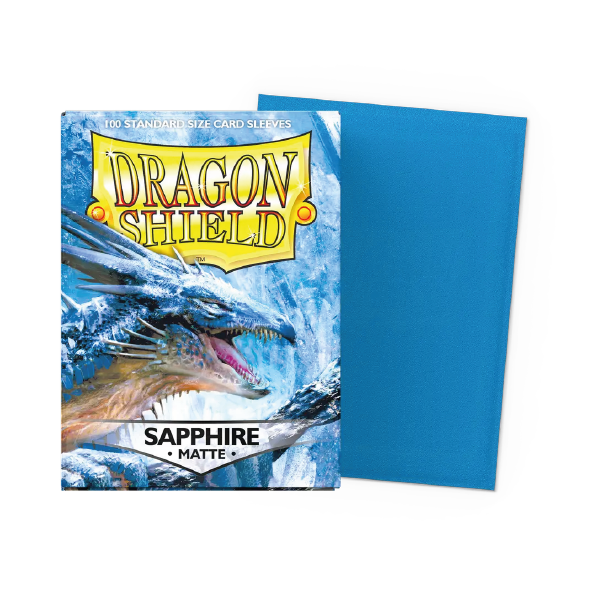 Dragon Shield 100 - Standard Deck Protector Sleeves Matte Sapphire