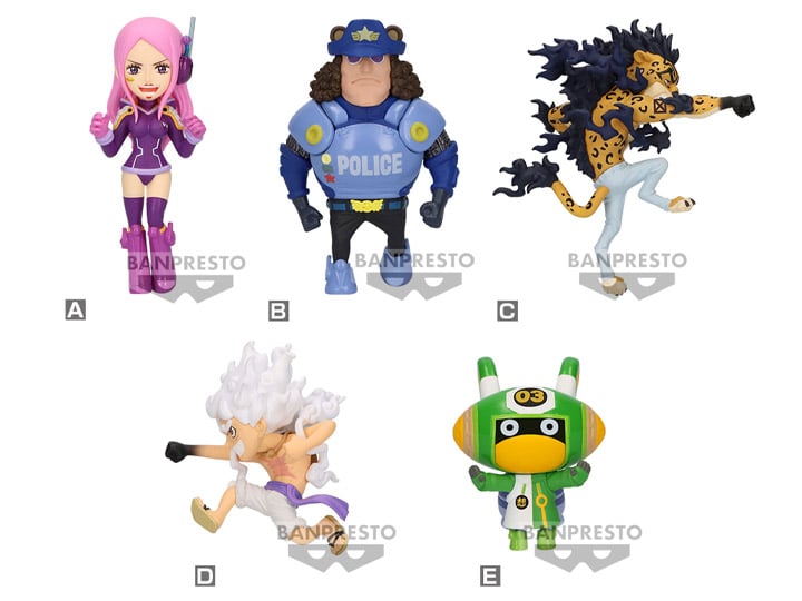 One Piece World Collectable Figure Egg Head Vol.3 Set of 6 Figures