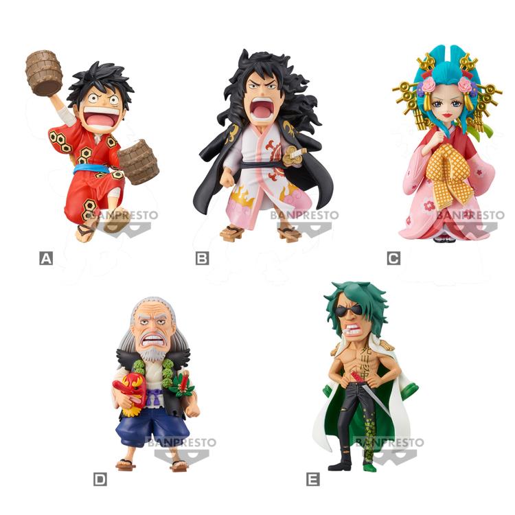 One Piece set de 6 Mini figurine WCF ChiBi Wanokuni Kaisouhen 2 7cm