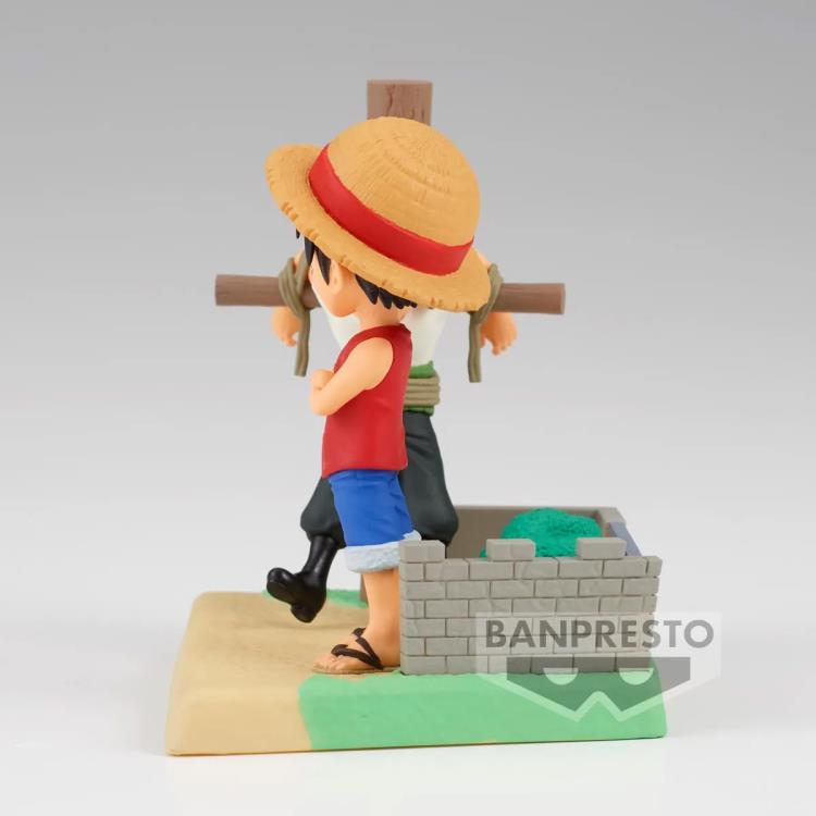 World Collectable Figure One Piece Log Stories Luffy & Nami