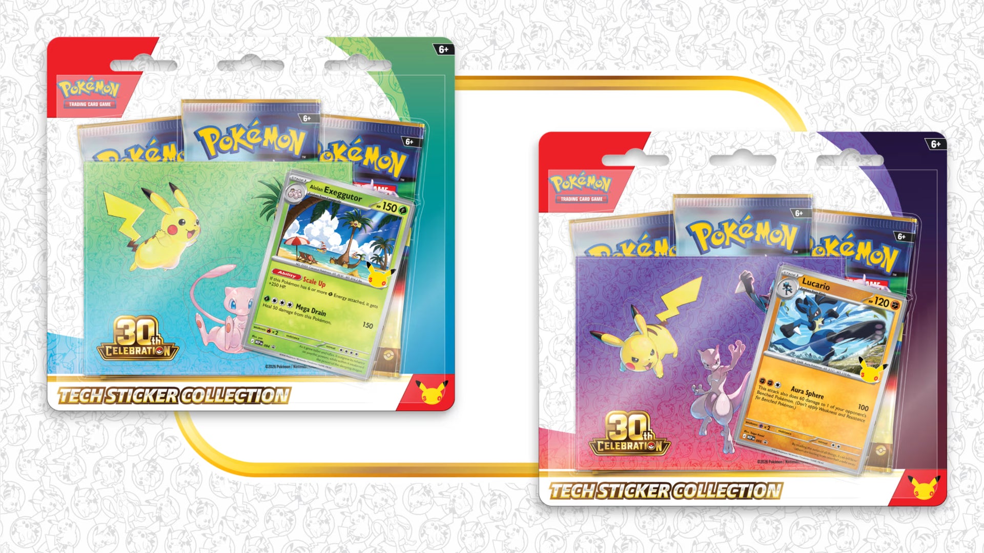 Pokemon TCG 30th Celebration Tech Sticker Collection [Assortment]