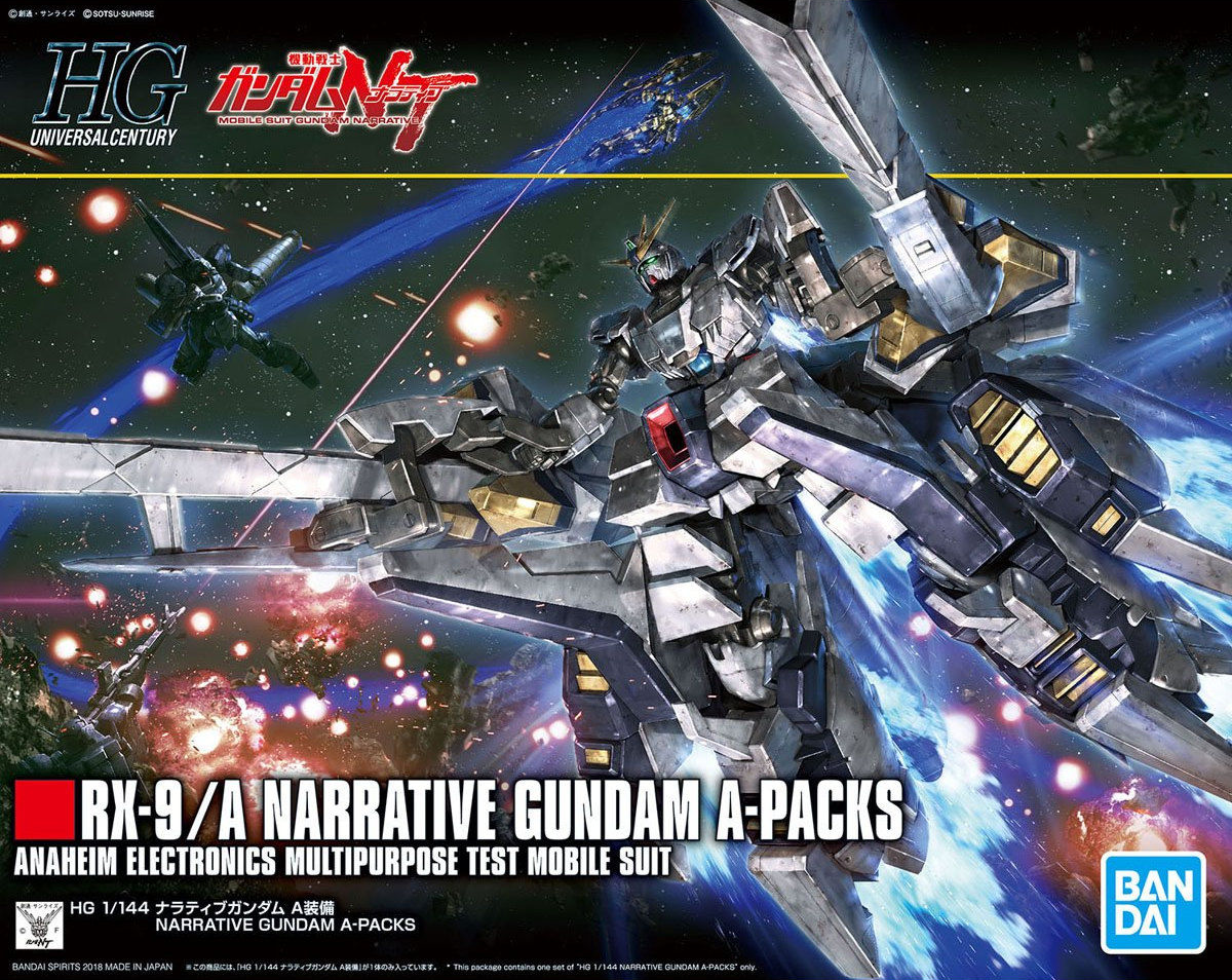 HGUC 1/144 Narrative Gundam A-PACKS