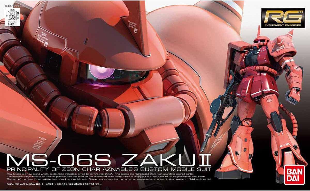 RG 1/144 MS-06S Zaku II Char Aznable Custom