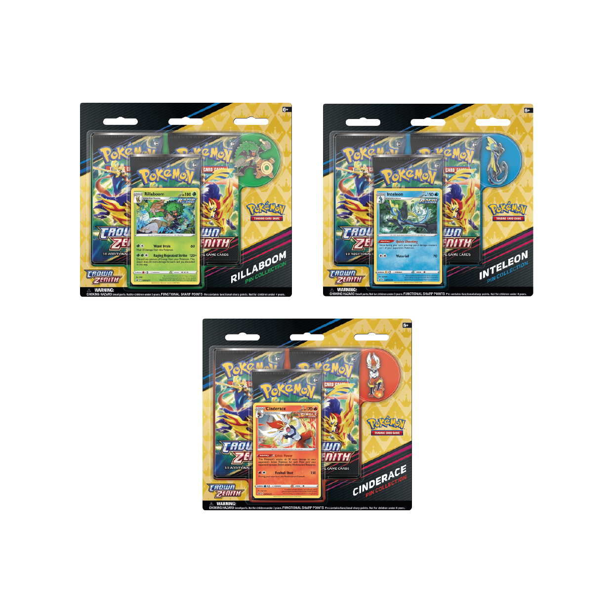 Pokémon TCG: Sword & Shield - Crown Zenith Pin Collection