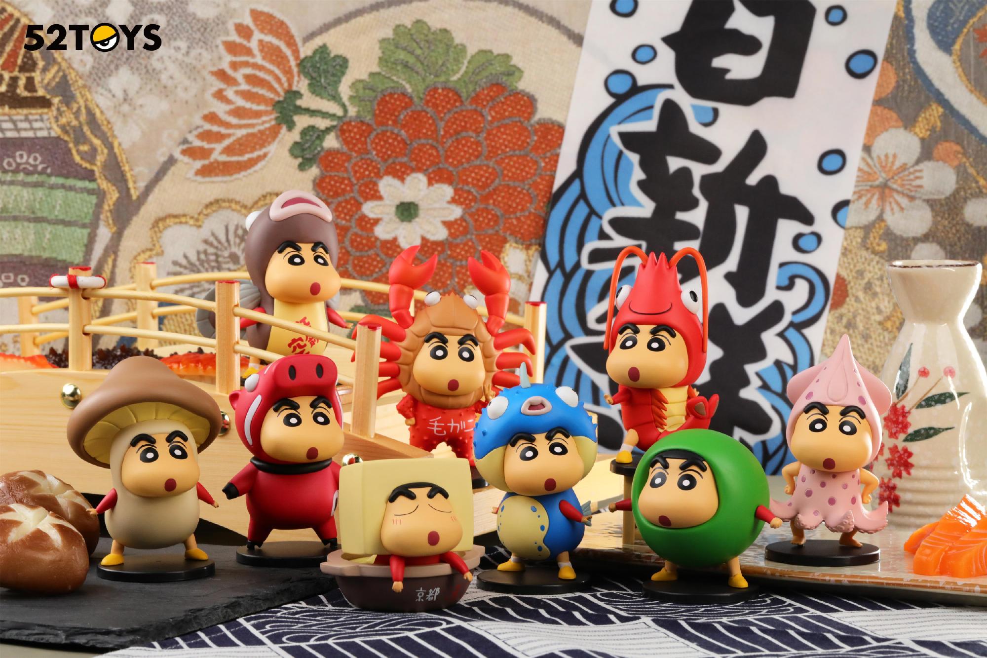 52 Toys Crayon Shin Chan 30 Anniversaries Food Ingredients Series Carton