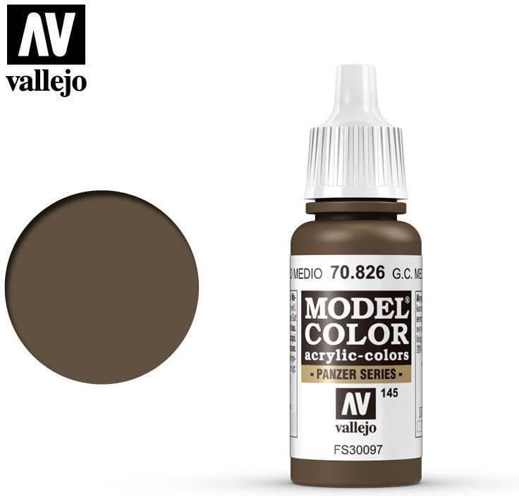 70.826 GERMAN CAMOUFLAGE MED. BROWN.