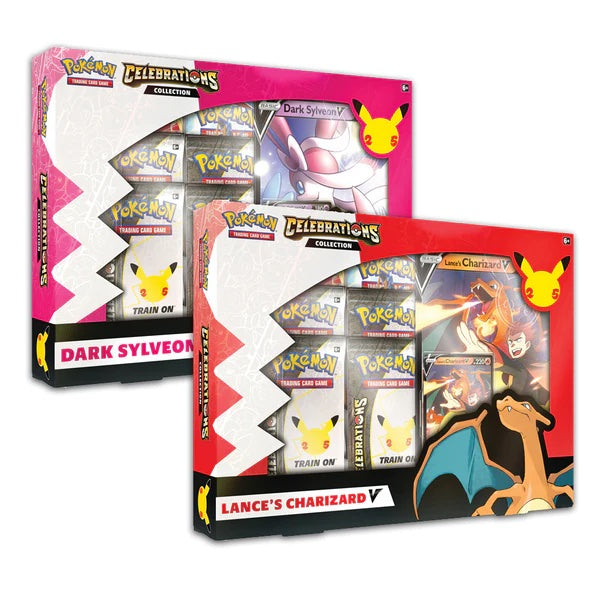 Pokémon TCG: Celebrations Collection — Lance's Charizard V & Dark Sylveon V