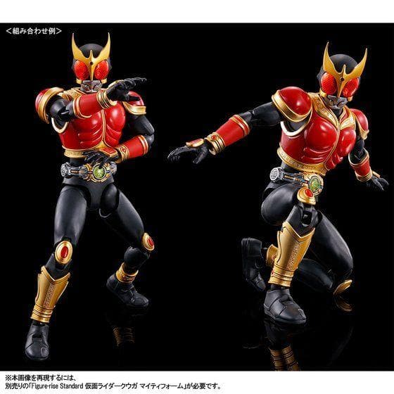 FIGURE RISE STANDARD KAMEN RIDER KUUGA AMAZING MIGHTY & RISING MIGHTY PARTS SET.