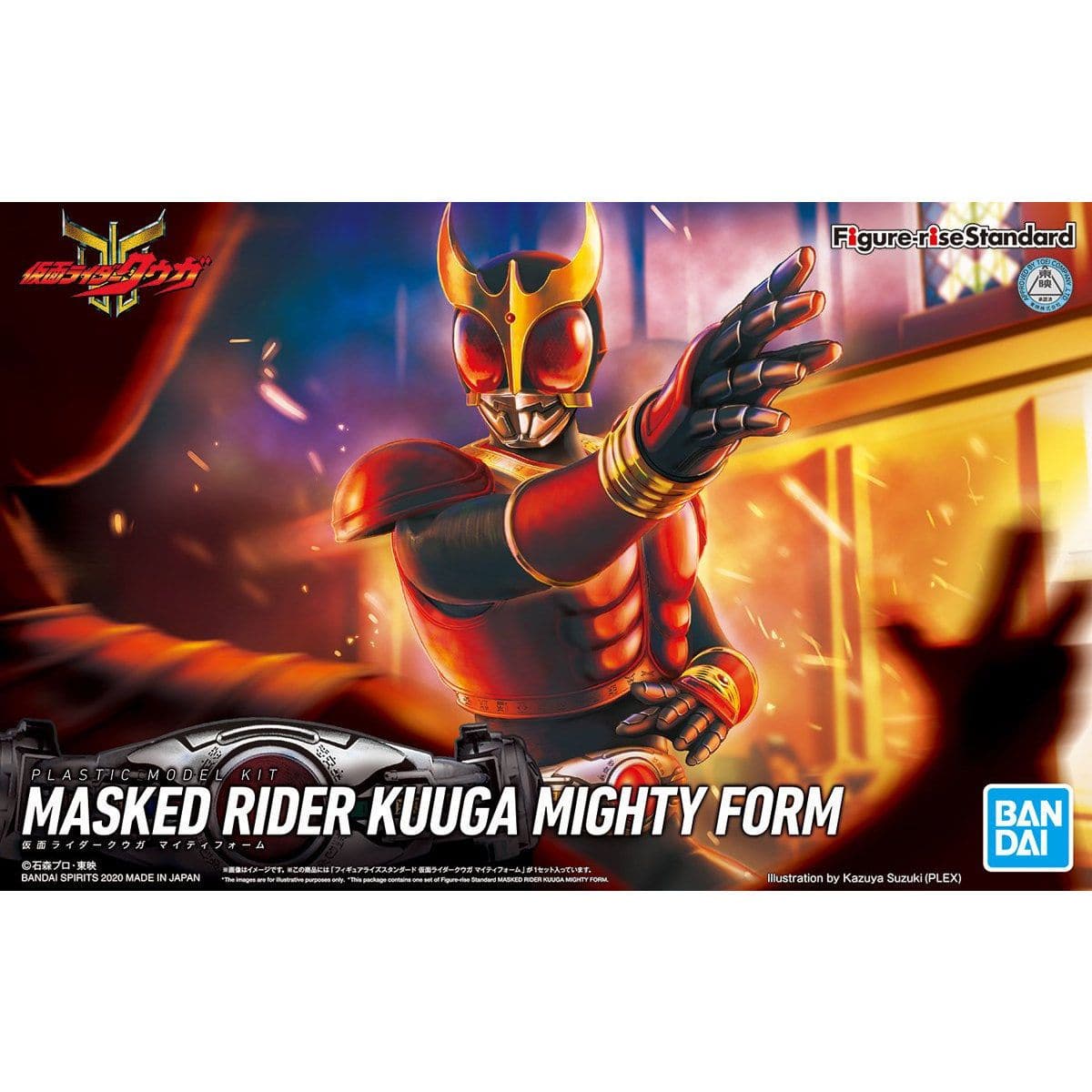 FIGURE RISE STANDARD KAMEN RIDER KUUGA MIGHTY FORM.