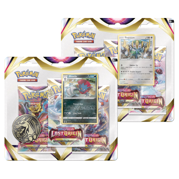 Pokémon TCG: Sword & Shield - Lost Origin 3-Pack Blisters