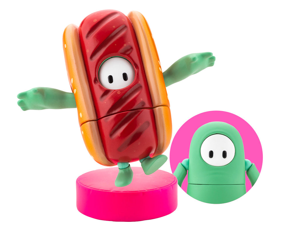 FALL GUYS Action Figure pack 03: Mint Chocolate/Hot Dog Costume