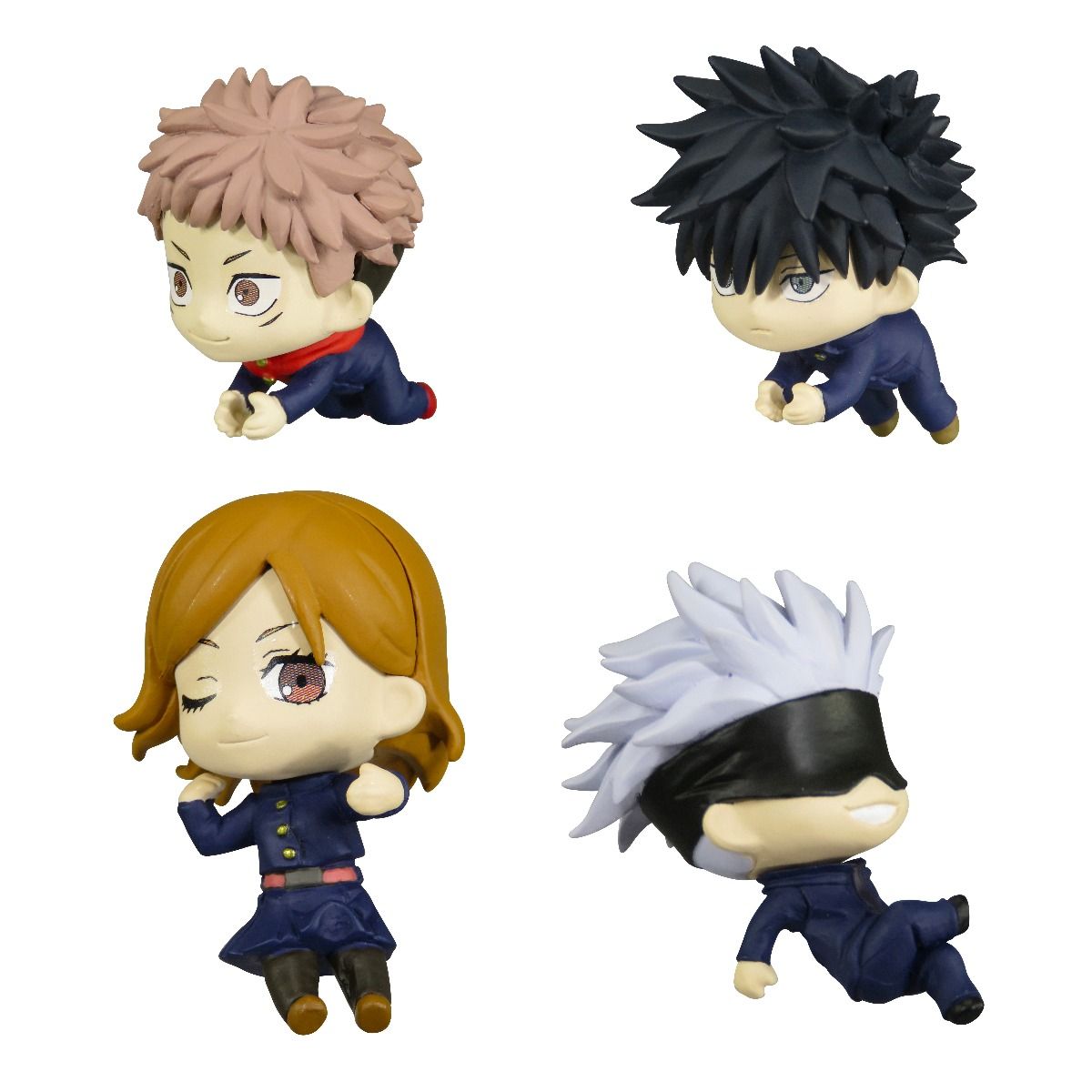 Gachapon Jujutsu Kaisen: Bandai Hugcot Cable Bite (Set 0f 4).