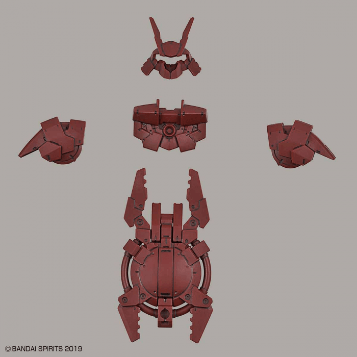 30MM 1/144 Option Armor for Close Fighting (for PORTANOVA, Dark Red) - The Avid Collectors