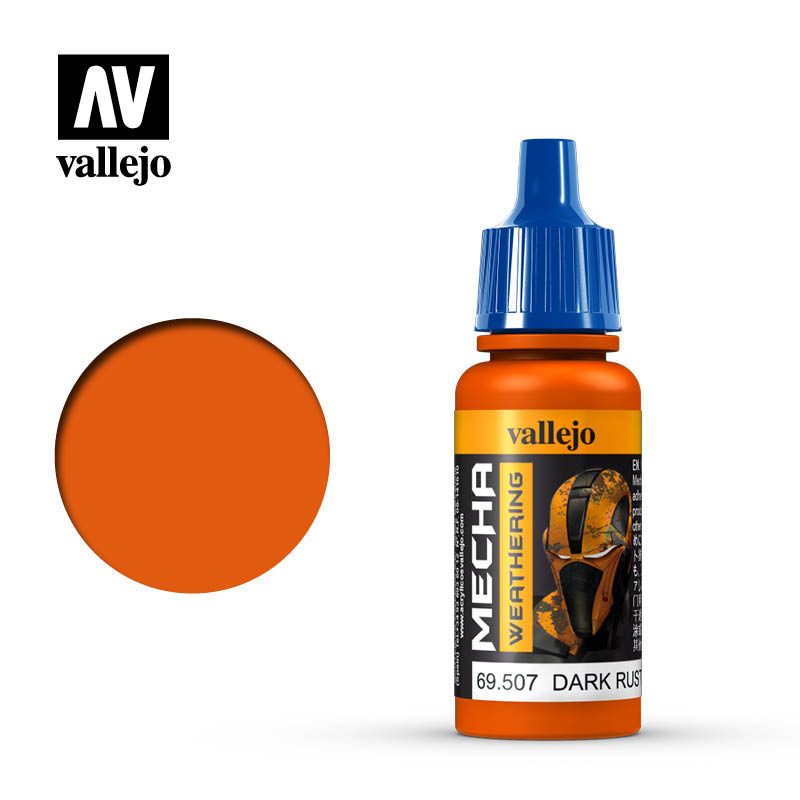 MECHA COLOUR PAINT 69.507 DARK RUST WASH.