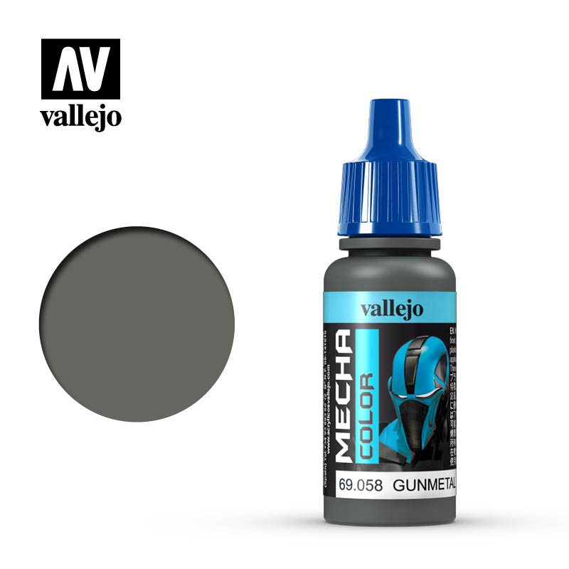 MECHA COLOUR PAINT 69.058 GUNMETAL.
