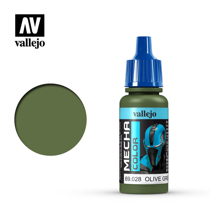 MECHA COLOUR PAINT 69.028 OLIVE GREEN.