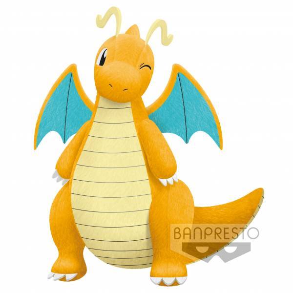 POKEMON BANPRESTO SUPER BIG DRAGONITE PLUSH.