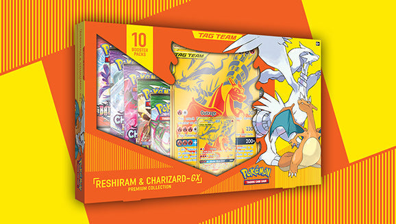 Pokémon TCG: Reshiram & Charizard-GX Premium Collection.